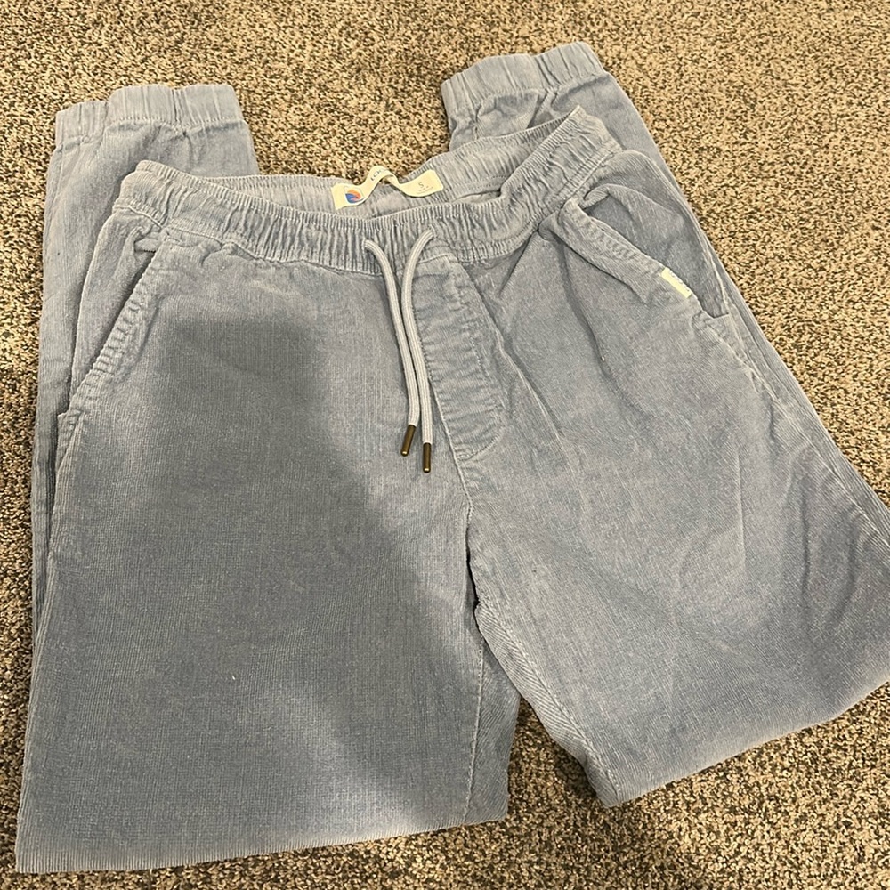 Laguna Light Blue Corduroy Joggers Small